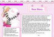 English Worksheet: Lilys Diary - PAST SIMPLE