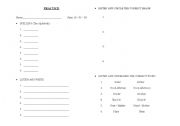 English Worksheet: PRACTICE