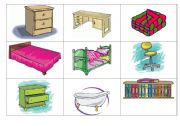 English Worksheet: Furniture memory set 1 of 2