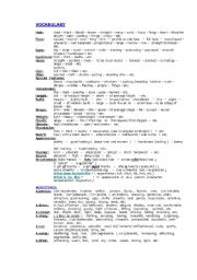English Worksheet: BODY ADJECTIVES