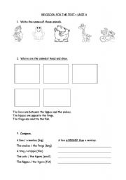 English Worksheet: Happy Street 2 Unit 4 Animals 