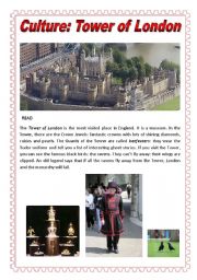 English Worksheet: Tower of London
