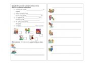 English Worksheet: present continuous