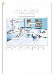 English Worksheet: At home