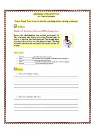 English worksheet: Present Simple Tense