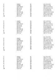 English worksheet: numbers