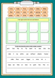 English Worksheet: Working with words