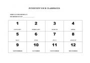 English Worksheet: When is your birthday? Numbers