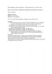 English Worksheet: The Ring and the Fish puzzle reading exercise