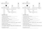 English Worksheet: Crossword sports