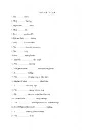 English worksheet: LIKE OR CAN