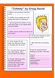 English Worksheet: Bullying - A lesson in a unit