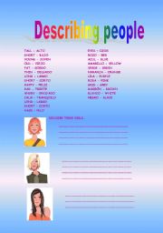 DESCRIBING PEOPLE