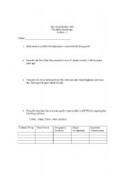 English Worksheet: Ancient Man WS