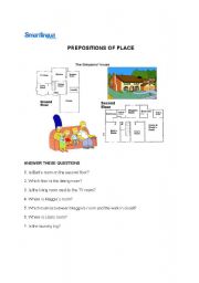English Worksheet: Simpsons House