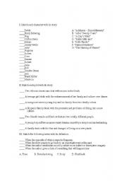 English Worksheet: English Test