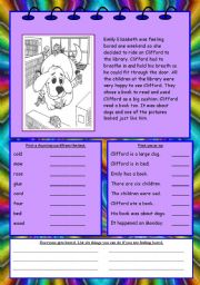 English Worksheet: Clifford