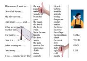 English Worksheet: Summer