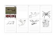 English Worksheet: My book of predators