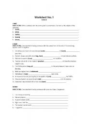 English worksheet: gerunds 