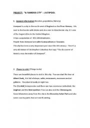 English Worksheet: Liverpool -Text