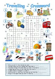 Travelling 2 - Crossword