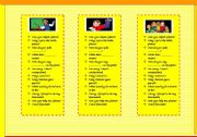 English Worksheet: Bookmarks. Classroom instructions.