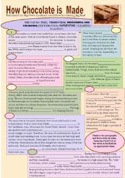 How Chocolate is Made/ PASSIVE VOICE