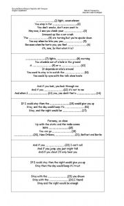 English worksheet: far away, so close