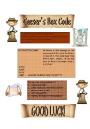 Caesers Box Code