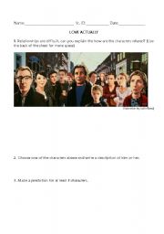 English Worksheet: Love Actually