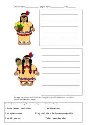 English worksheet: Native American Worksheet 