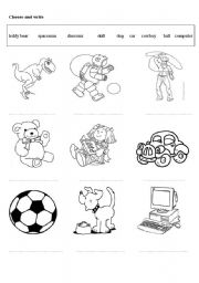 English Worksheet: Toys (especially useful for English Adventure 2)