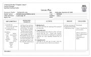 English worksheet: Plan de Clase Fish Shark