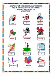 Prepositions of position