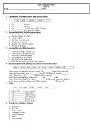 english test for primary