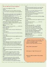 English Worksheet:  