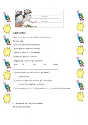 English worksheet: English1st