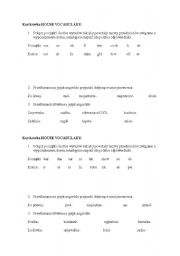 English Worksheet: house vocab