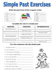 English Worksheet: Simple Past Tense