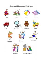 English Worksheet: Toys