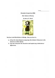 English Worksheet: Miss Nelson is Missing ORQ