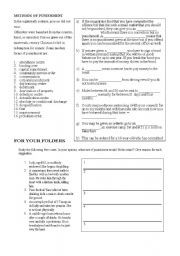 English Worksheet: Crime and Punishments