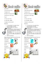 English Worksheet: Waffles