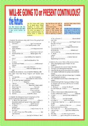 English Worksheet: The future