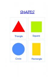 English worksheet: Shapes