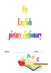 English Worksheet: My English picture dictionary
