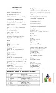 English worksheet: abc