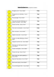 English Worksheet: animals