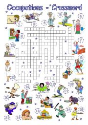 Occupations - Crossword